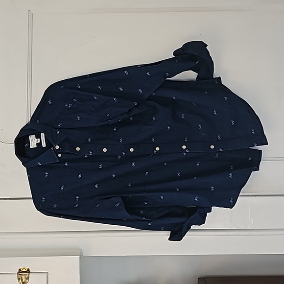 Chemise Club Monaco Homme Slim Fit – Carreaux Bleus, Coton, Taille XS, Occasion